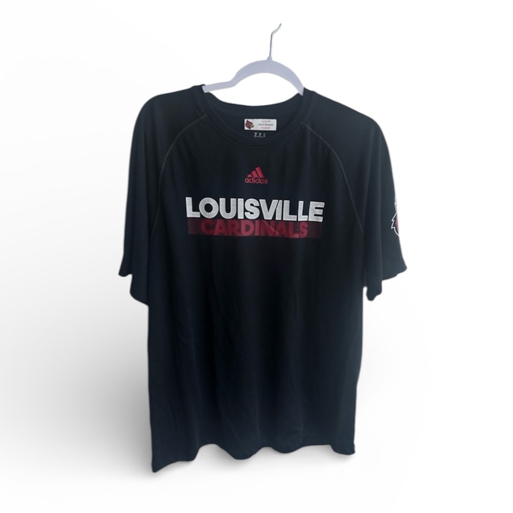 Adidas Black Louisville Cardinals‎ Tee